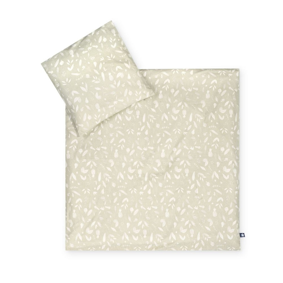Zöllner Jersey Bettwäsche Tropic mit Kissenbezug in Beige, Material: Baumwolle, Breite: 80 cm, Breite: 80 cm - Bild 1