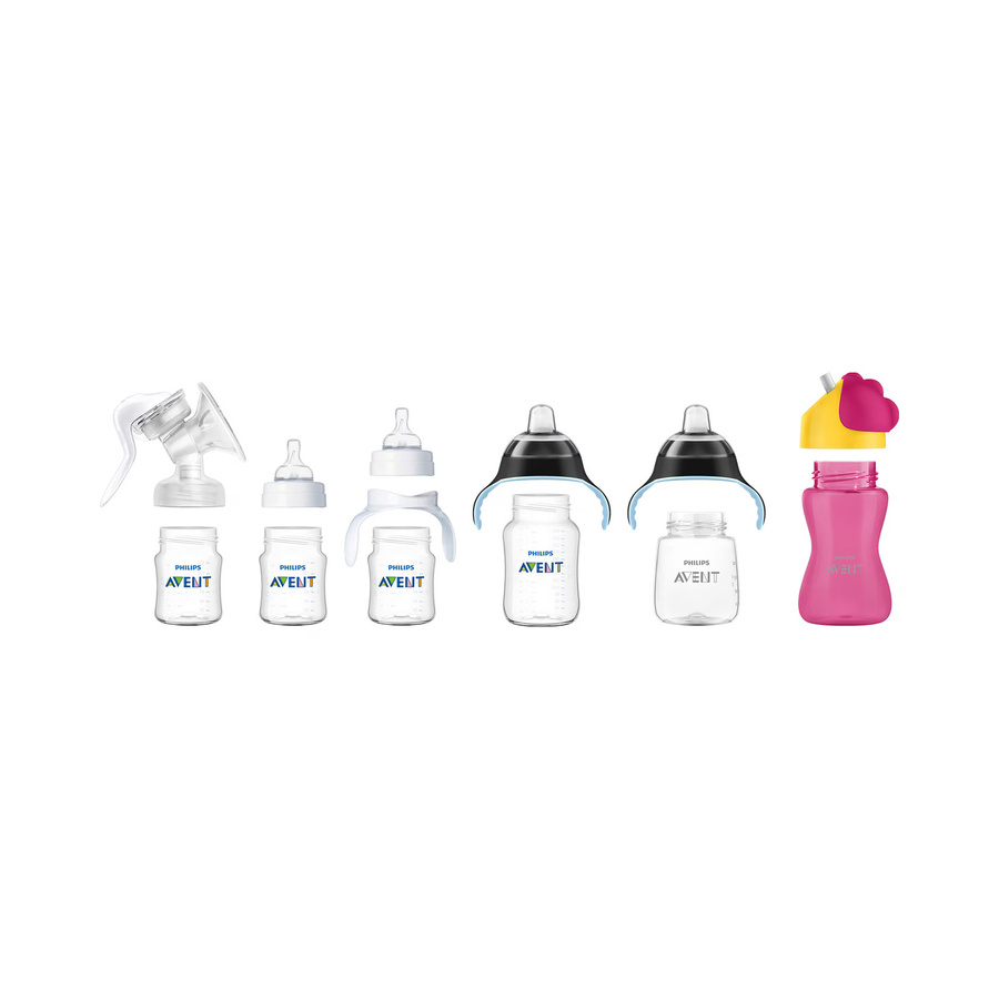 Philips Avent Trinklernbecher mit Strohhalm SCF798/02, Pink, 300 ml, auslaufsicher und spülmaschinenfest - Bild 2