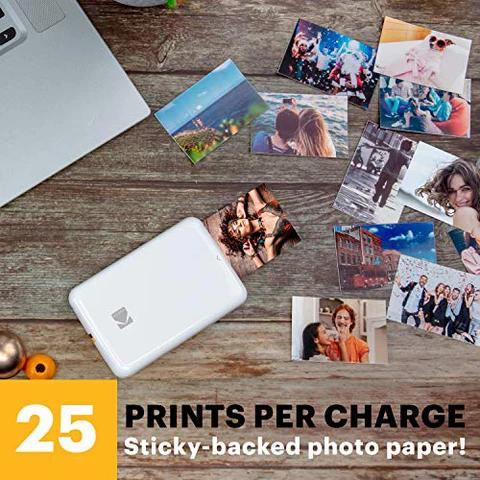 Kodak Step Sofort-Mobilfoto-Drucker mit Zink-Technologie und Bluetooth in Weiß - Bild 5