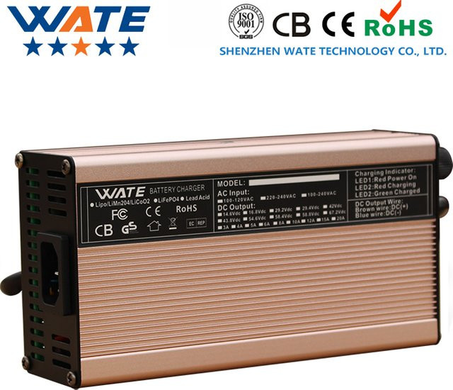 WATE 29.4V 20A Schnellladegerät für 7S 24V Li-Ion-Lipo-Akkus mit Aluminiumgehäuse - Bild 1
