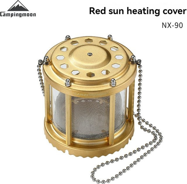 CAMPINGMOON NX-90 Red Sun Camping-Heizofenabdeckung in Rot für Herbst und Winter - Bild 1