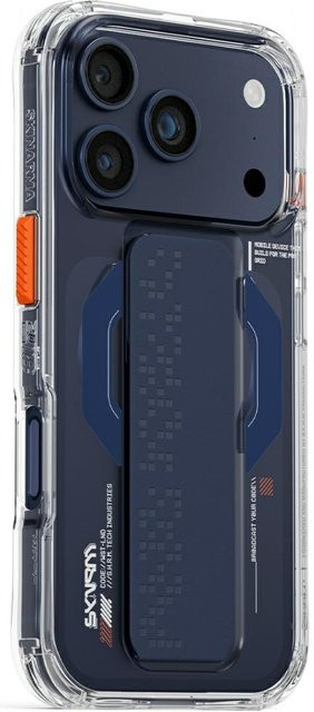 Skinarma Haxa Etui für iPhone 17 Pro mit Magnetischem Laden und Griffständer in Blau - Bild 1