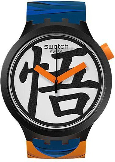 Swatch Armbanduhr, Quarz, Kunststoff, Weiß, Herren - Bild 1