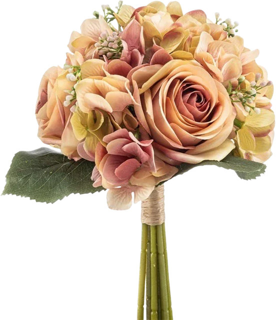Künstlicher Blumenstrauß Kelly von Aplanta, gemischte Blumen, Höhe: 32 cm - Bild 1