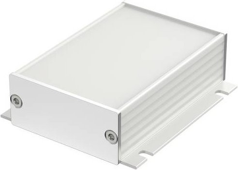 Bopla FILOTEC F 524-80 WL Flansch-Gehäuse aus eloxiertem Aluminium in Weiß, B/T/H: 55,3 x 24,4 x 80 cm - Bild 1