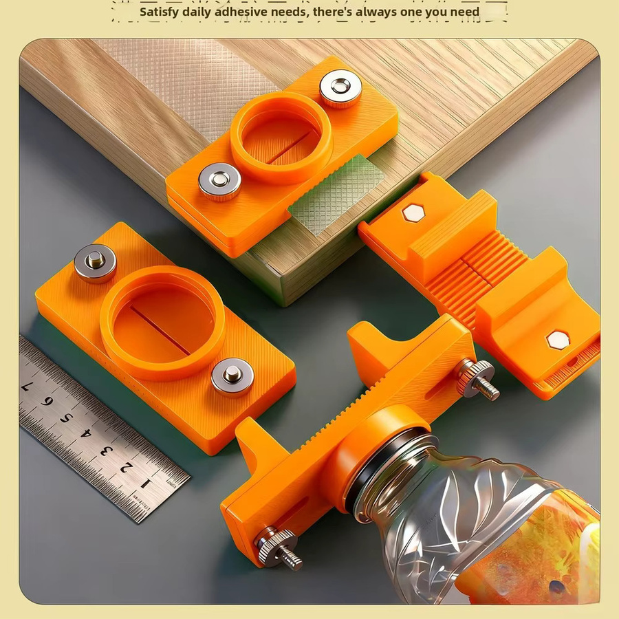 DAZZLEEX Verstellbarer Kantenband-Klebstoffapplikator für Holzbearbeitung in Orange, 10/22mm - Bild 2