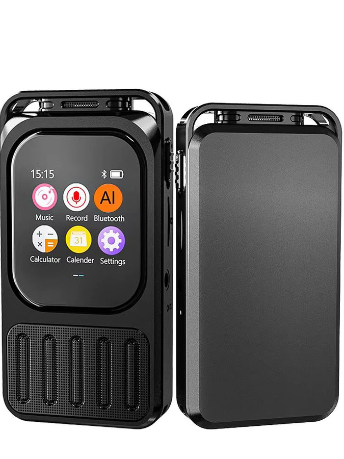 Vandlion V78 AI Sprachrekorder mit Touchscreen und Mehrsprachiger Übersetzung, 32GB, Schwarz - Bild 7