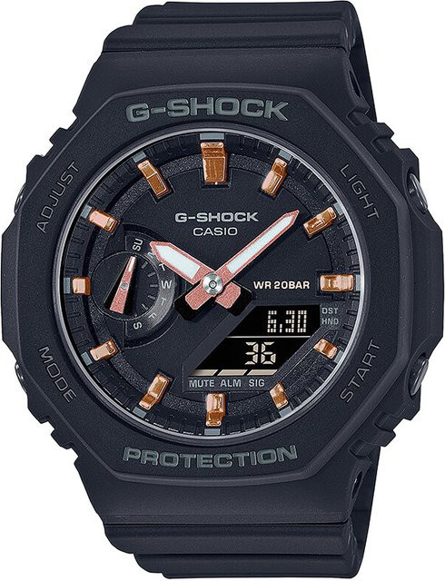 Casio G-Shock Armbanduhr, Quarz, Kunststoff, Schwarz, 43 mm, Unisex - Bild 1
