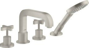 Hansgrohe Axor Citterio Fertigmontageset für die Badewanne in Roségold und Edelstahl-Optik - Bild 1