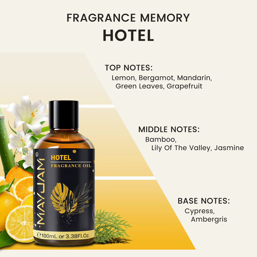 MAYJAM Aromaöl Hotel Lilac Forest Pine Bay Rum Schokolade Weißer Santal, 100 ml - Bild 1