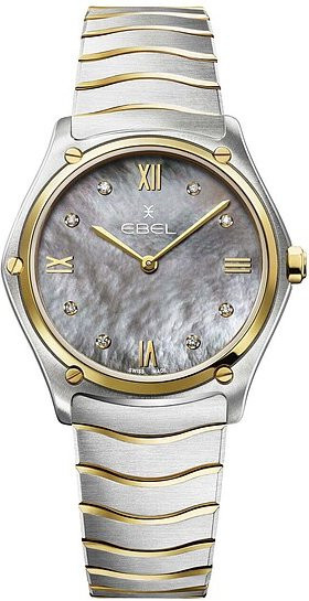 EBEL Armbanduhr Sport Classic Grande, Quarz, Edelstahl, Diamant, Damen - Bild 1