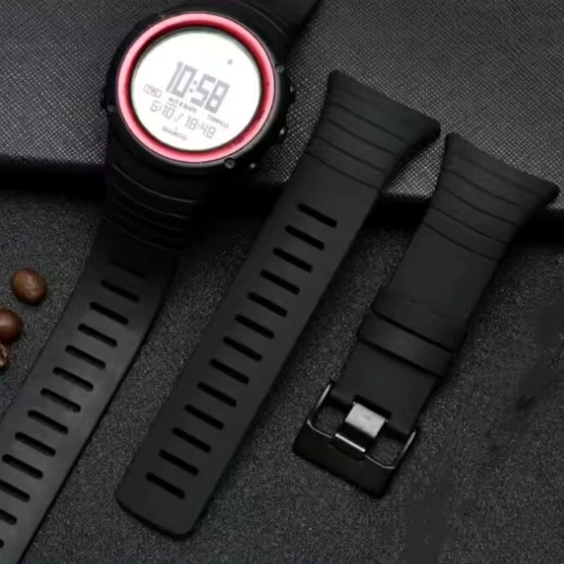 Aotelayer Uhrenarmband Silikon, 35 mm, Schwarz, Unisex - Bild 5