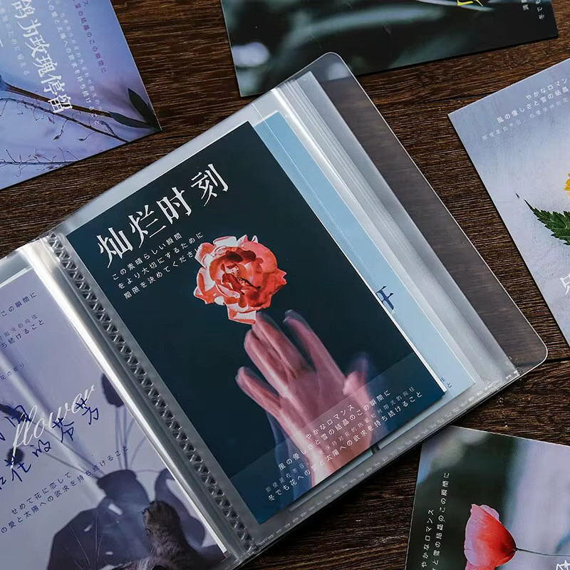 Wasserdichtes Fotoaufbewahrungsheft A6 aus transparentem PP-Material mit 40 Taschen - Bild 2