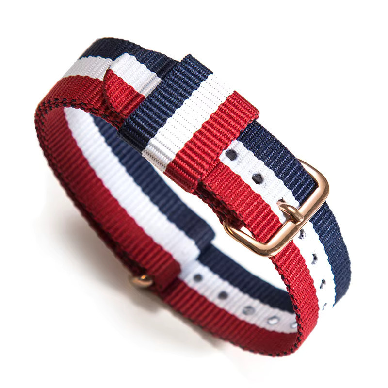 Daniel Wellington Uhrenarmband, Textil, Bunt, Damen, 18/20/22 mm - Bild 1