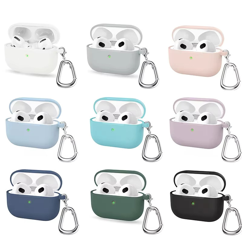 Silikon Schutzhülle in Lila für Apple AirPods 4, AirPods 3, AirPods Pro 2 und AirPods 2 - Bild 6