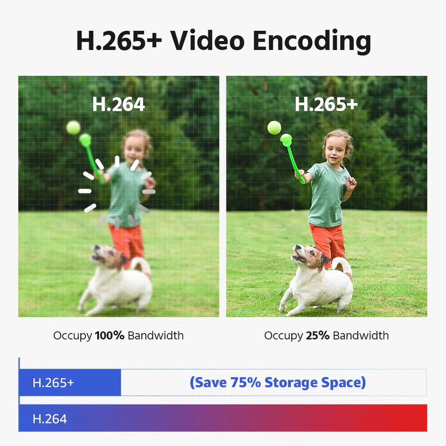 ANNKE 4K Dual Lens Videoüberwachungskamera für den Außenbereich, 8MP IP PoE-Kamera mit 180 Grad Sichtfeld und intelligenter Mensch- und Fahrzeugerkennung, Weiß - Bild 6