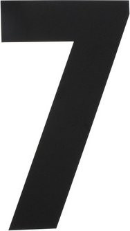 Intersteel Hausnummer 7 XL aus Edelstahl in Mattschwarz - Bild 1