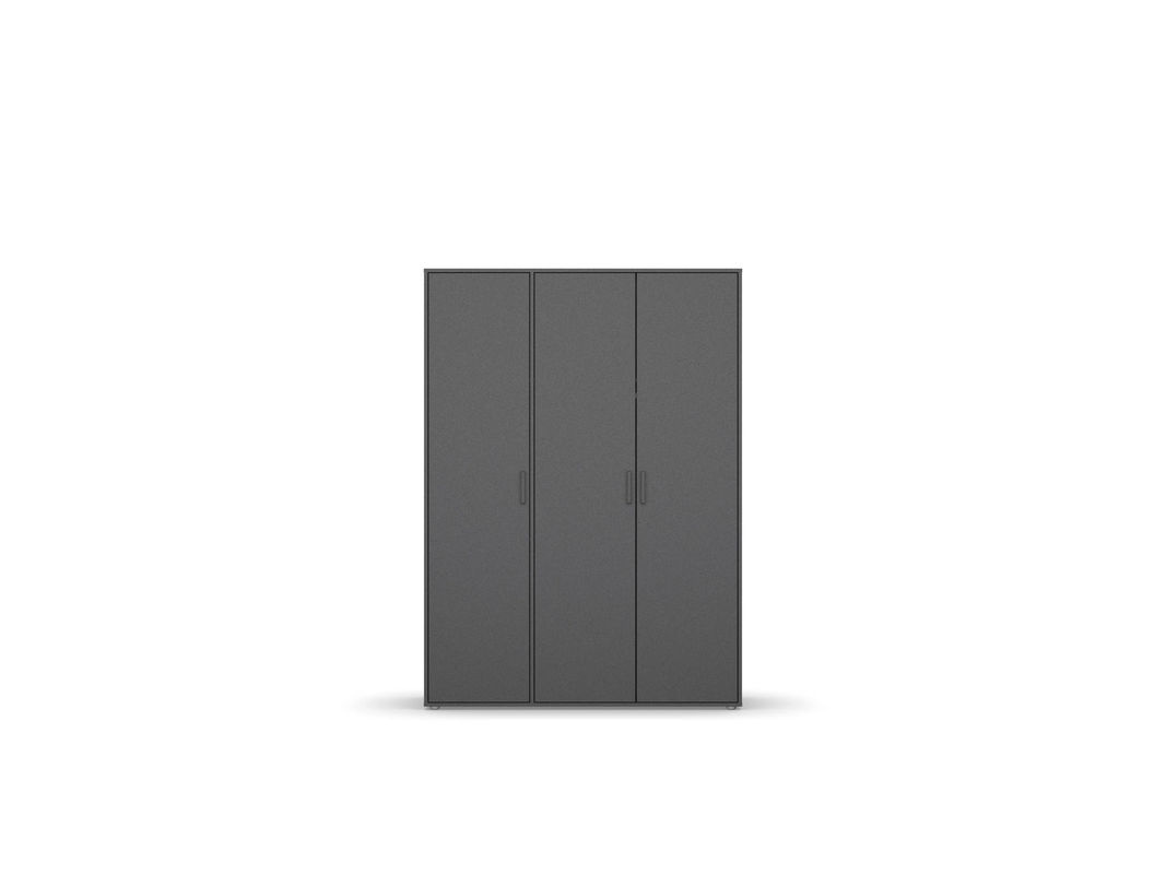 RAUCH BLUE Voyager Drehtürenschrank in Grau mit mattem Finish, B/T/H: 53 x 53 x 194 cm - Bild 3
