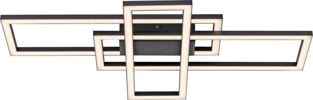 LED-Deckenleuchte Iven von Just Light. in Schwarz, B: 65 cm, T: 34,8 cm - Bild 1