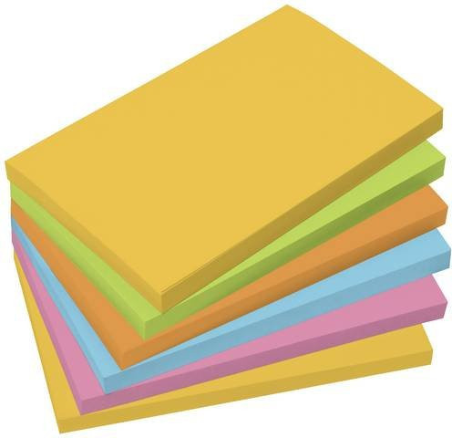 Sigel Haftnotizen BA127 Multicolor, B/H: 12,5 x 7,5 cm, 600 Blatt FSC-Papier - Bild 1