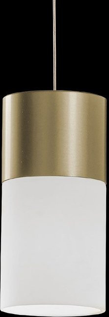 Holtkötter Aura P2 LED-Pendelleuchte in Messing eloxiert mit mattem Opalglas und dim2warm Funktion - Bild 1