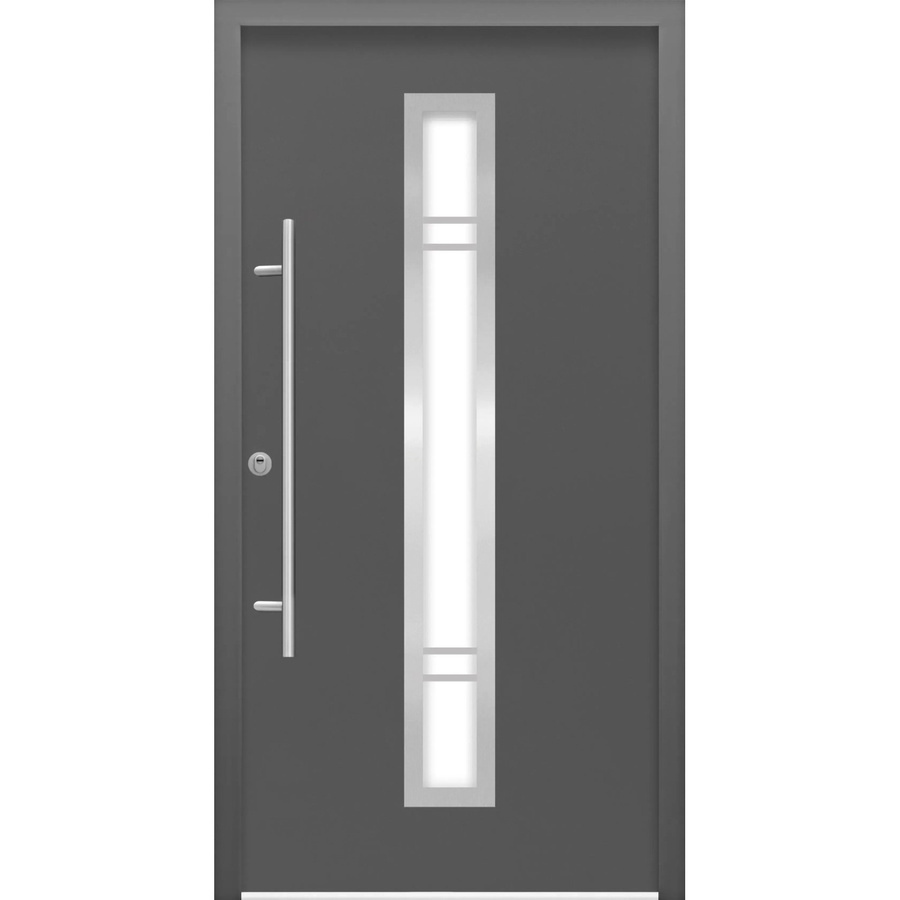 Splendoor Sicherheits-Haustür ThermoSpace Prime Palermo RC2 Komfort in Anthrazit mit Glaseinsatz, B/H: 110 x 210 cm - Bild 2