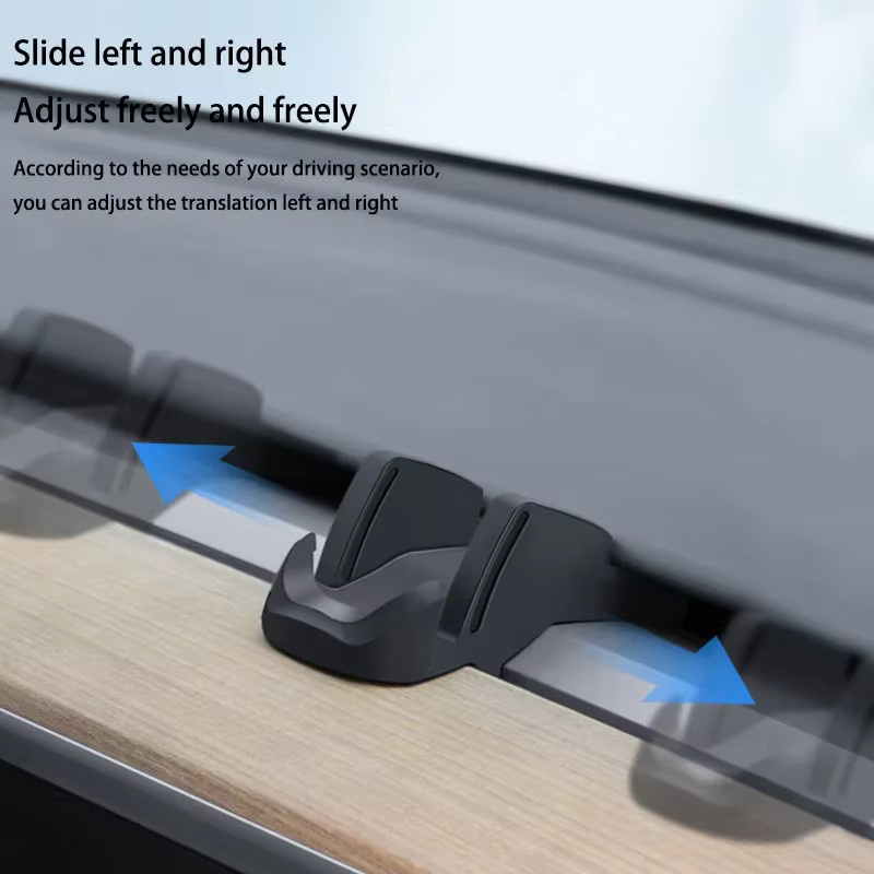 Tesla Modell 3 & Model Y Highland 2017–2024 Autotelefonhalter aus flüssigem Silikonkautschuk in Schwarz für die Armaturenbrett-Entlüftung - Bild 4