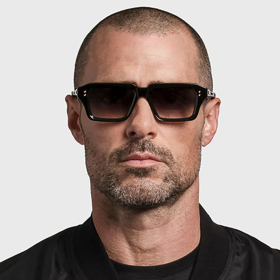 ZUIDID Sonnenbrille, quadratisch, Vollrand, Kunststoff, schwarz, Unisex - Bild 2
