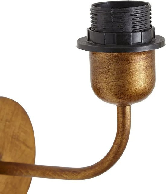 QAZQA Vintage Wandlampe in Gold, dimmbar, E27, ohne Schirm - Bild 1