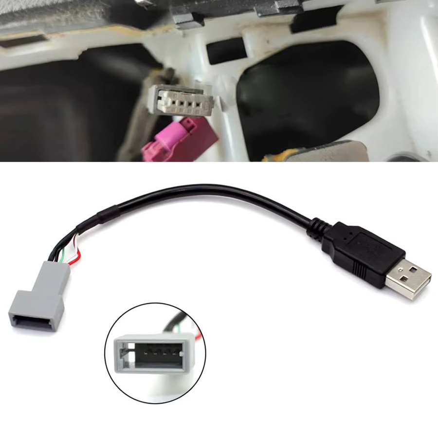 USB-Anschluss Buchse für Hyundai und Kia, 4-Pin Android Multimedia Konverter Zubehör - Bild 3