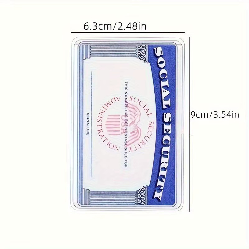 5 Sets transparente und mattierte PVC-Kartenhüllen, wasserdichte und antimagnetische Schutzhüllen für alle Arten von Karten - Bild 2