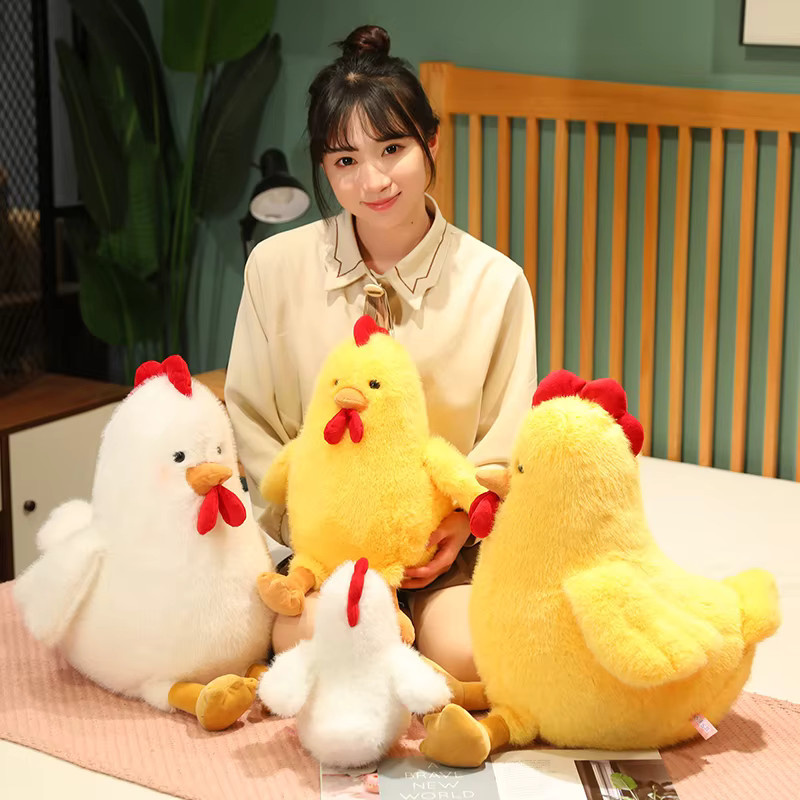 pangcangshu Huhn, Stofftier-Plüschpuppe, Bauernhof, Gelb - Bild 2
