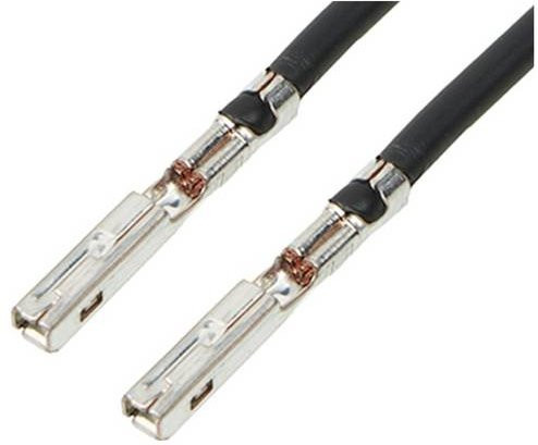 Molex Crimpkontakt mit Litze 216300-1126 in Schwarz und Silber - Bild 1