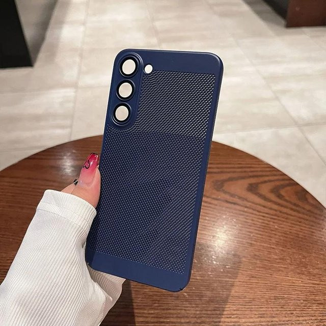 Atmungsaktive Kühlende Schutzhülle aus hartem PC für Samsung Galaxy S25 Ultra S24 S23 S22 S21 Plus in verschiedenen Farben - Bild 1
