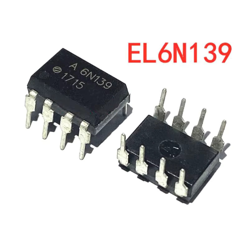 Si Tai&SH 10 Stück 6N135 6N136 6N137 6N138 6N139 DIP8 Optoisolatoren Lichtkopplung in Schwarz - Bild 3