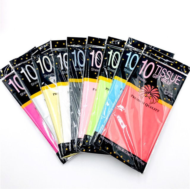 YingYuYuan Store Seidenpapier Rot für DIY Bastelarbeiten und Geschenkverpackungen, 10 Blatt, B: 50 cm, B: 66 cm - Bild 1
