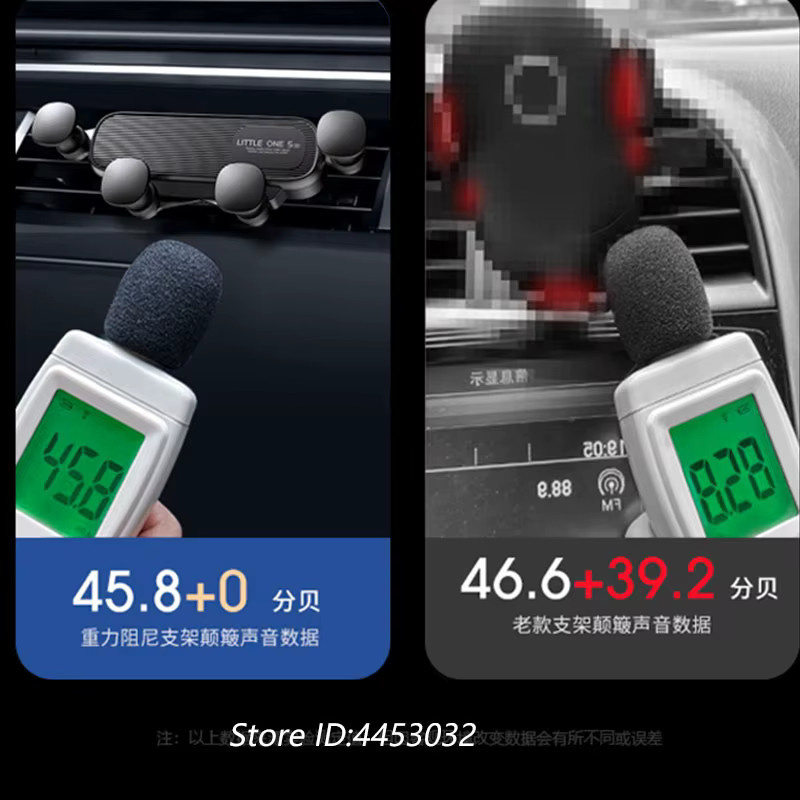 Handyhalterung für Nissan Qashqai 2008-2015, verstellbare Schwerkraft-Navigationshalterung für die Lüftungsschlitze, Schwarz - Bild 4