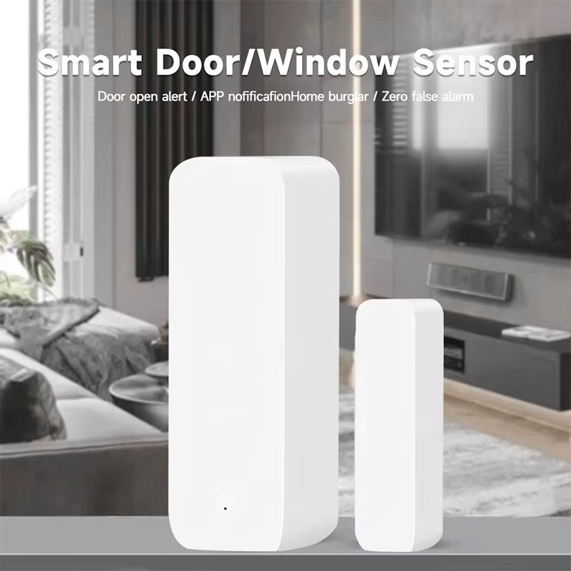 Tuya Zigbee Smart Tür- und Fenstersensor in Weiß, Magnetischer Einbruchalarm für Tuya Haussicherheit, kompatibel mit Alexa und Google Home sowie Z2MQTT - Bild 5