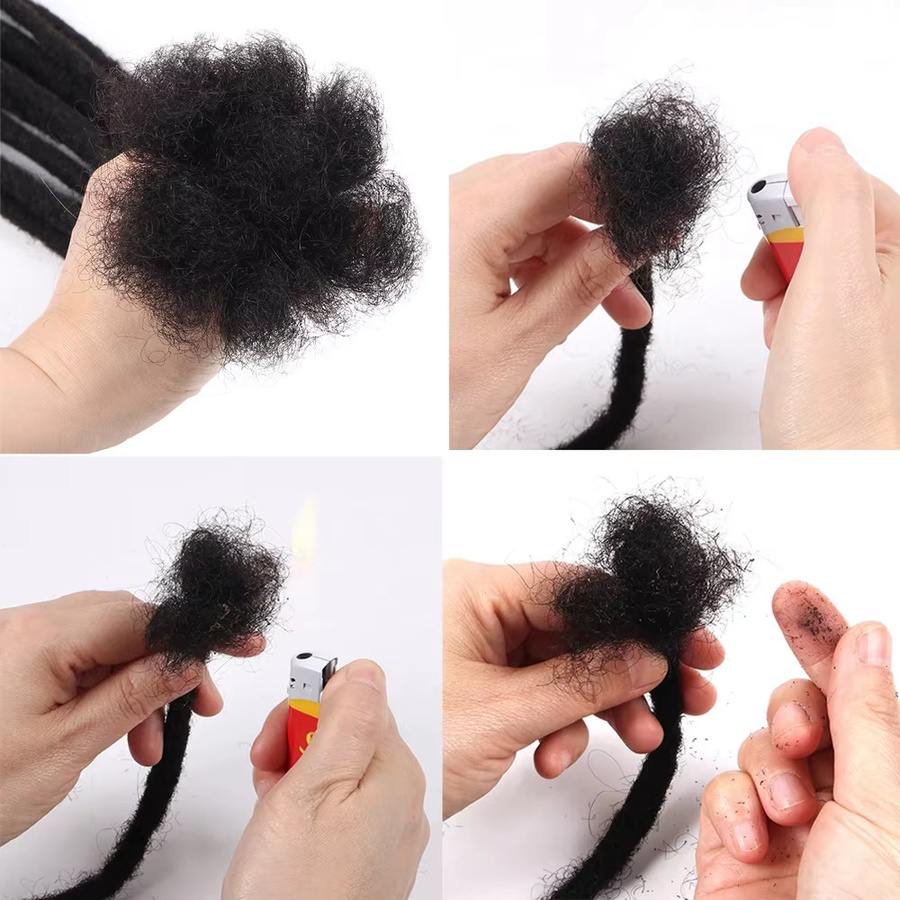 Simmel Dreadlock-Erweiterungen, Echthaar, 60 Stränge, Unisex - Bild 4