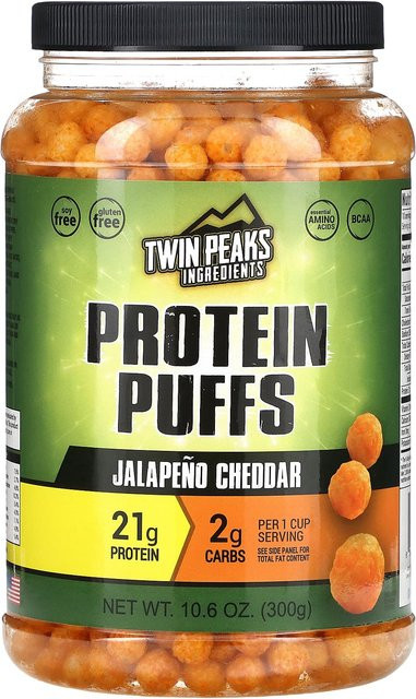 Twin Peaks Protein Puff Jalapeño Cheddar 300 g - Bild 1