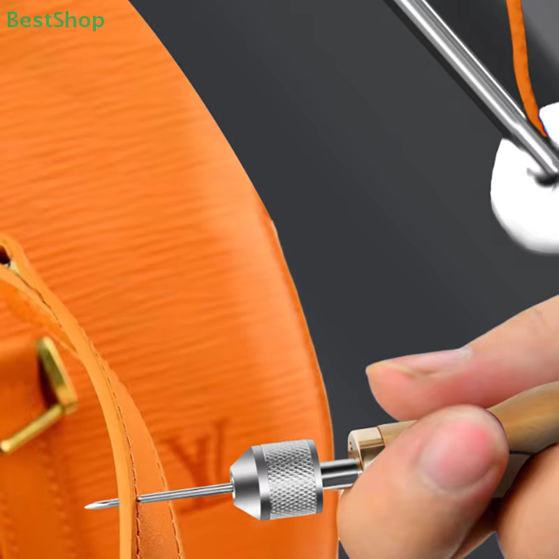 PlumHOME Hand-Nähset für Leder und Leinwand mit Ahle und Faden zur Reparatur und für DIY-Handarbeiten - Bild 3
