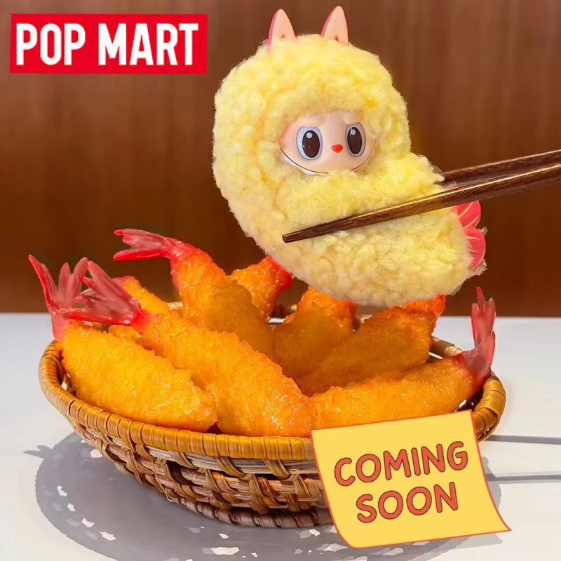 POPMART Labubu Wacky Mart Serie Blind Box Ornament Gebratene Garnelen Anhänger aus Vinyl in Multicolor - Bild 3