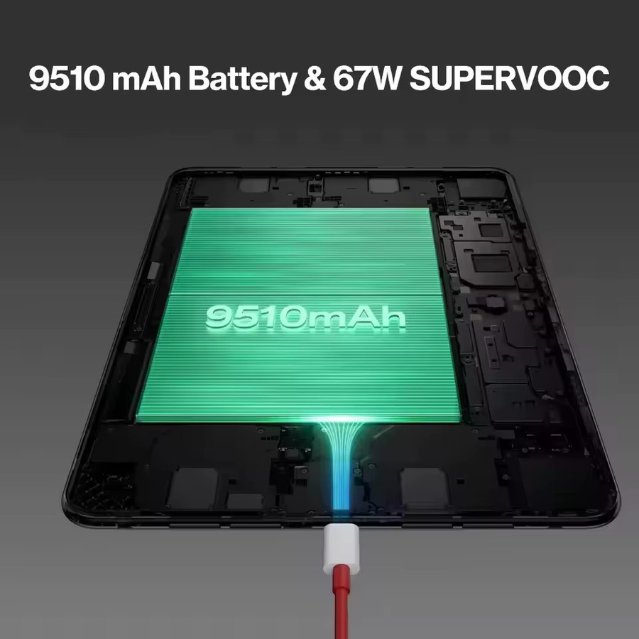 OnePlus Pad 2 Tablet Globale Version, Snapdragon 8 Gen 3, 12,1 Zoll 144Hz Display, 12 GB RAM, 256 GB Speicher, Grau - Bild 5