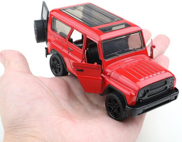 Linyi toy car Uaz Legierung Rückzieher Auto, Maßstab 1:36, Metall, ab 4 Jahren - Bild 1