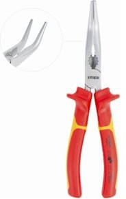 Stier Telefonzange 45 Grad gebogen, 205 mm, VDE-geprüft, rot - Bild 1
