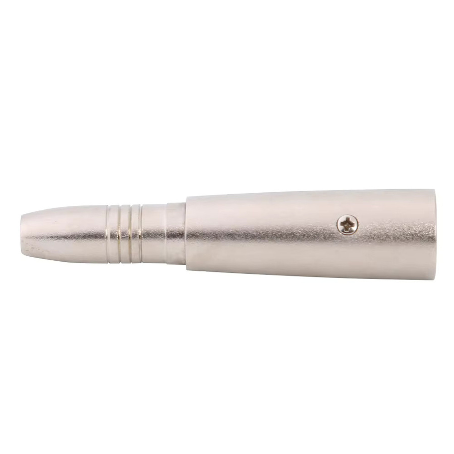APWIKOGER 3-Pin XLR Stecker auf 6,35mm Stereo-Klinkenadapter Mikrofon-Konverter in Silber - Bild 4