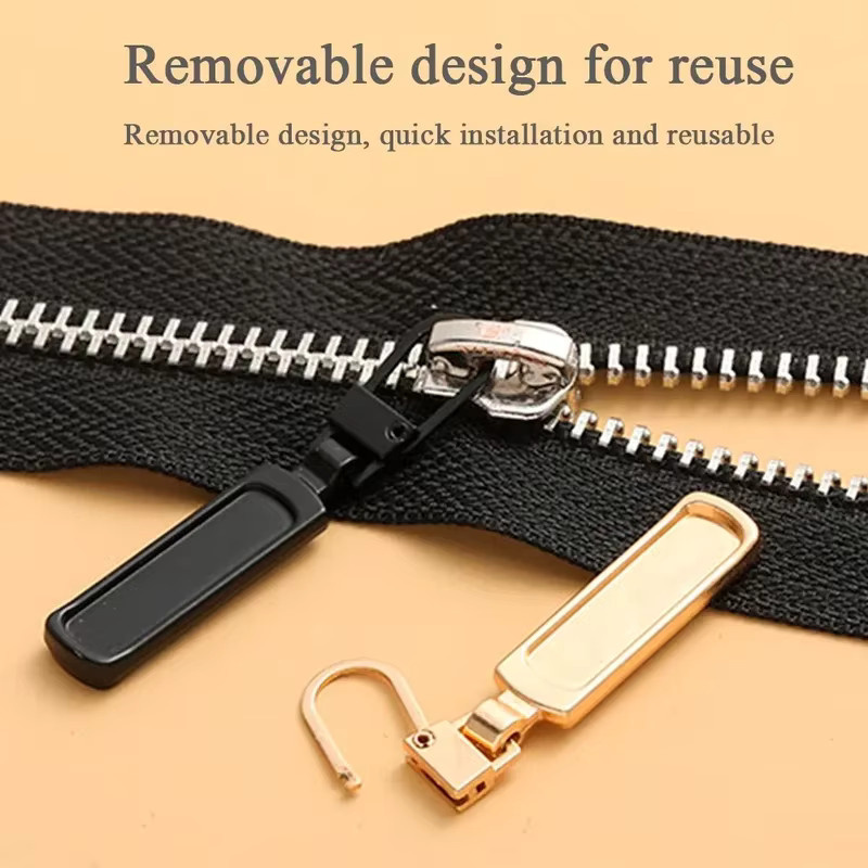Zipper Slider Puller Reparatur Kit als Ersatz für gebrochene Reißverschlüsse an Reisetaschen und Koffern in verschiedenen Stückzahlen - Bild 2