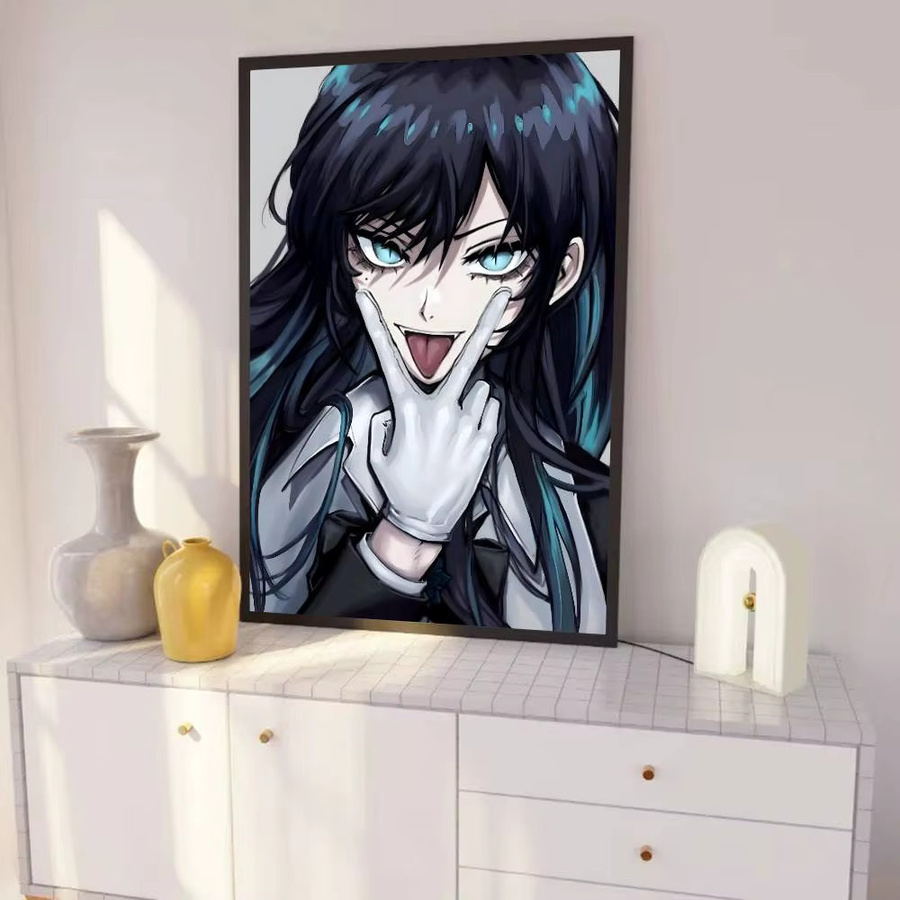 Singer Ado Poster Bilibili Motiv, selbstklebend, wasserfest, Mehrfarbig, Rechteckig - Bild 6