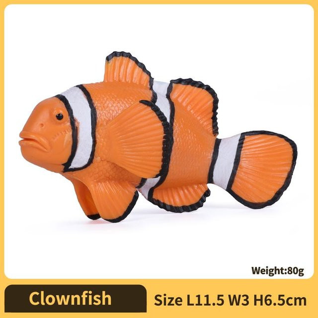 Yiran toy 1 Clownfisch Clown-Anemonenfisch Figur Meeresleben ab 3 Jahren - Bild 1
