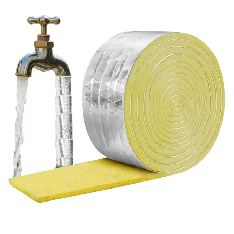 Selbstklebendes Rohr-Isolierband in Silber, 10 m Wickel-Thermoschutz für Wasserrohre und HVAC-Kanaldichtungen - Bild 2